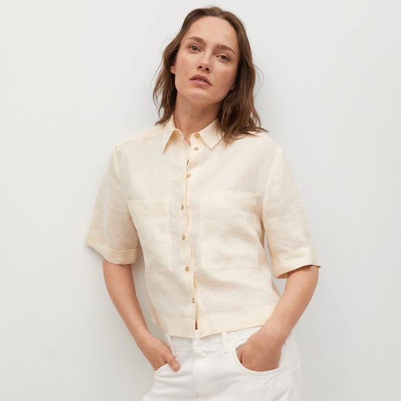 Mango Tops - Mango Linen Jeni Shirt